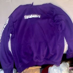 Purple and white hoodie from h&m x-large comfortable